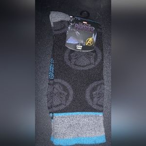 Marvel Studios Black.Panther Men Crew Sock 8-12